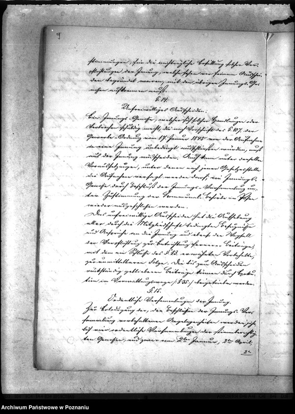 Obraz 13 z jednostki "Statut der Zimmer-Schiffbauer-Mühlenbauer- und Brunnenmacher-Innung zu Posen"