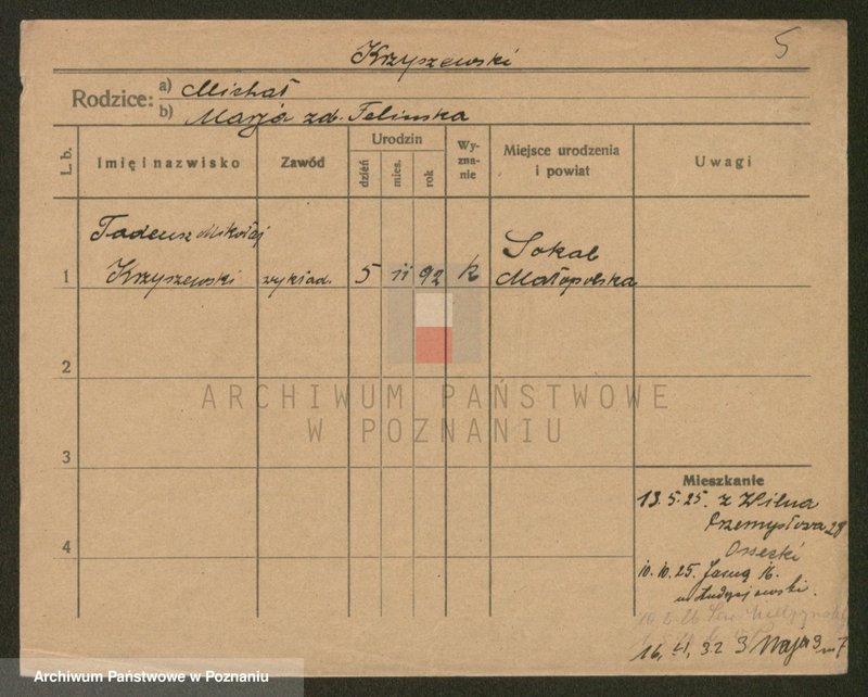 Obraz 5 z jednostki "Krzyszczyński - Krzyżaniak"