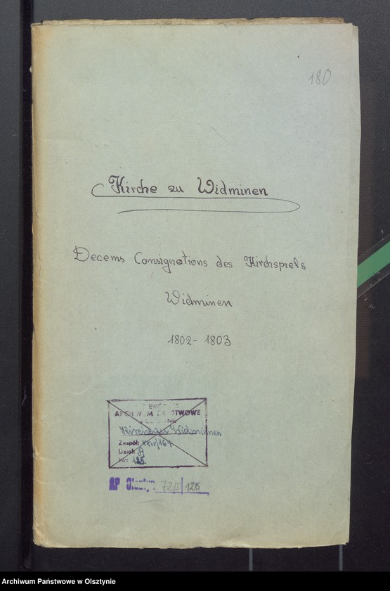 image.from.unit.number "Decems Consignation des Kirchspiels Widminnen"
