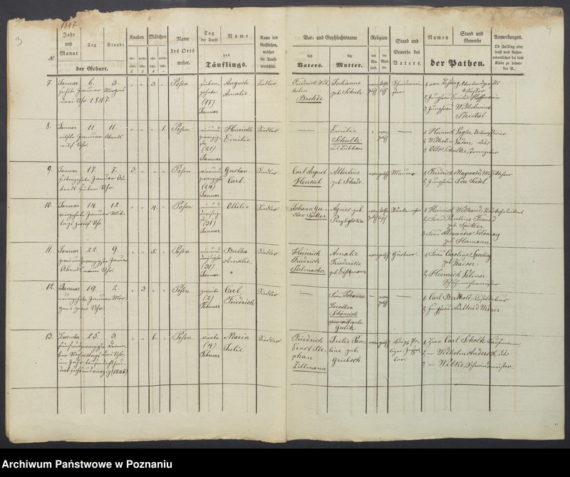 Obraz 5 z jednostki "Taufregister-Duplikat"