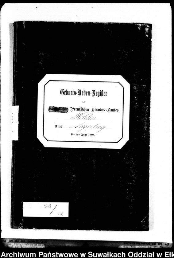 image.from.unit.number "Geburts-Neben-Register des Preussischen Standes-Amtes Kehlen Kreis Angerburg"