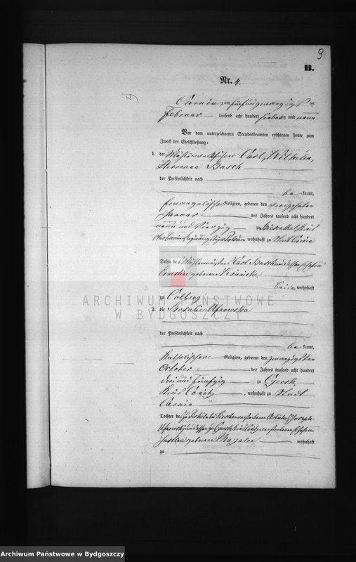 image.from.unit.number "Akta małżeństw - wtóropis"