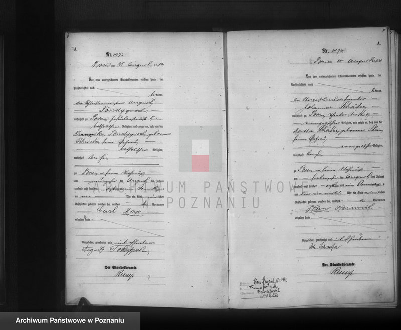 Obraz 5 z jednostki "Księga urodzeń t. IV"