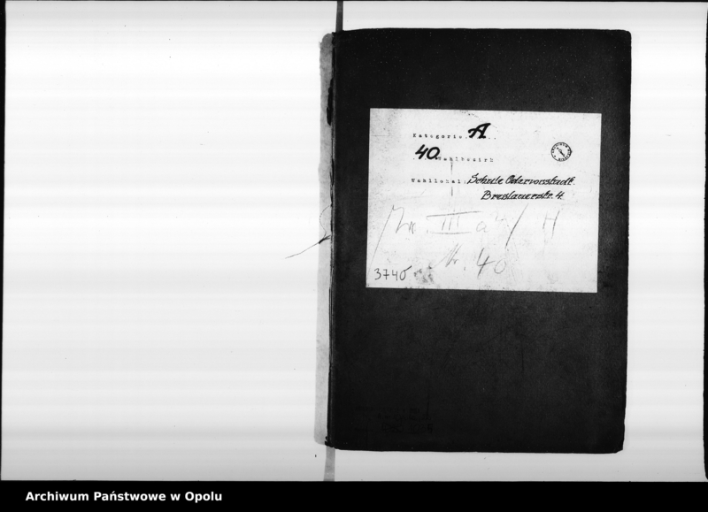 Obraz 4 z jednostki "40. Wahlbezirk Wahllokal: Schule Odervorstadt Breslauerstr[asse] 4"