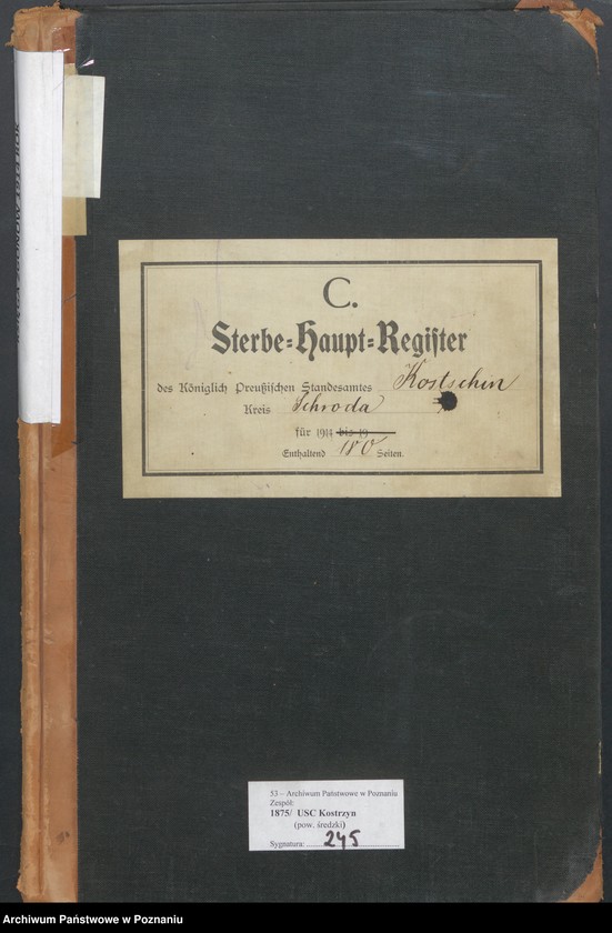Obraz 2 z jednostki "Sterbe-Haupt-Register"