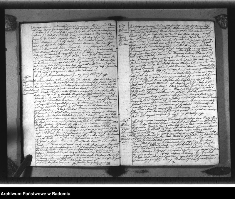 image.from.unit "Akta małżeństw, urodzin i zeyścia gminy Wrzoskiey na rok 1821 sporządzone"