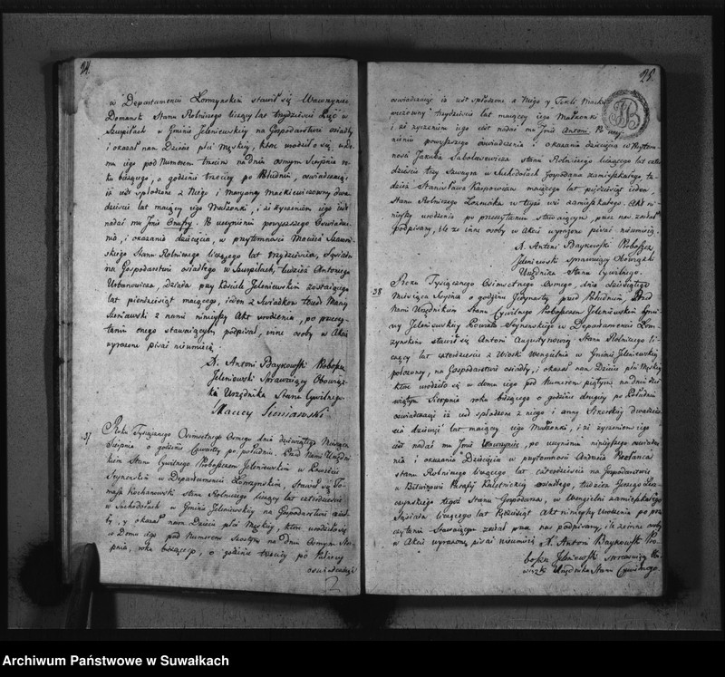 image.from.unit.number "Akta Urodzenia Gminy Jeleniewskiey Roku 1808"