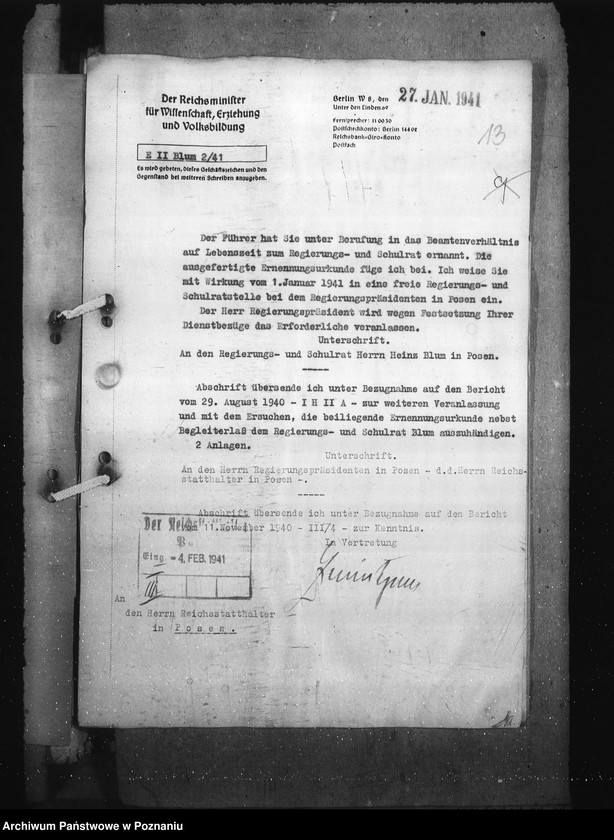 Obraz 17 z jednostki "Ernennungen dre Schulräte"