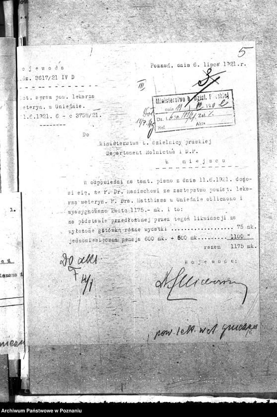 Obraz 9 z jednostki "Pow. lekarz Weterynaryjny Gniezno"