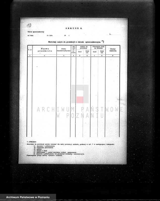 Obraz 14 z jednostki "Kwestionariusz Cegielnia Parowa w Witaszycach pow. jarociński"