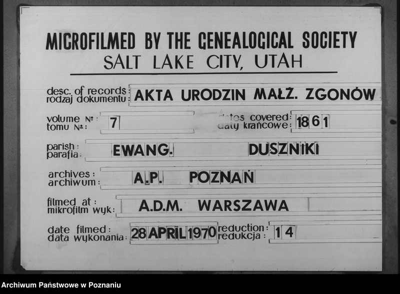 Obraz 16 z jednostki "Tauf- Trau- Sterbe- Register"