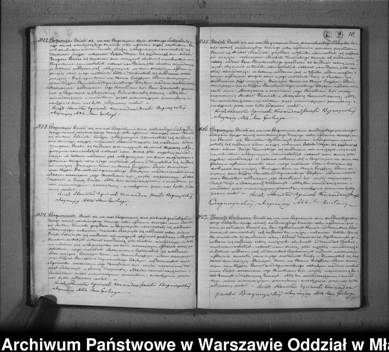 Obraz 12 z jednostki "Księga urodzeń, małżeństw i zgonów"