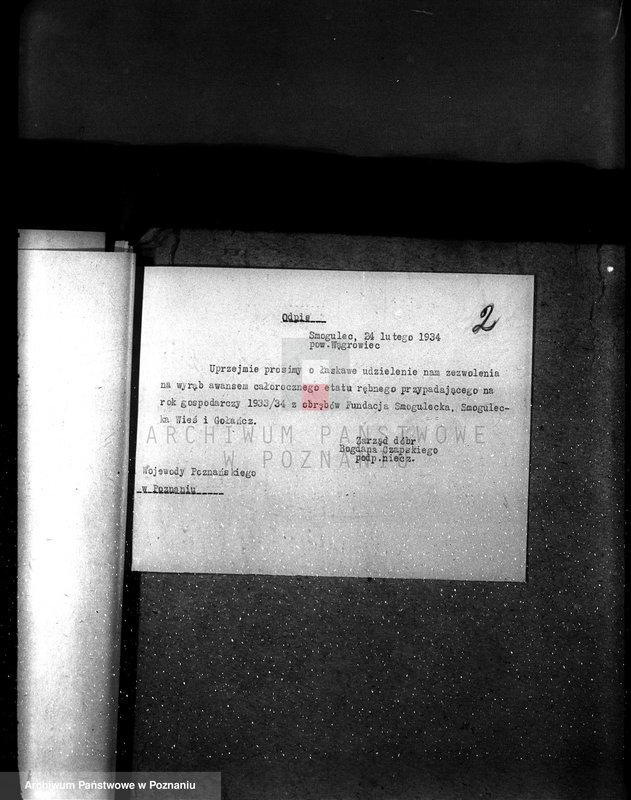 Obraz 6 z jednostki "Majętność /leśna/ Smogulecka Wieś powiat szubiński"