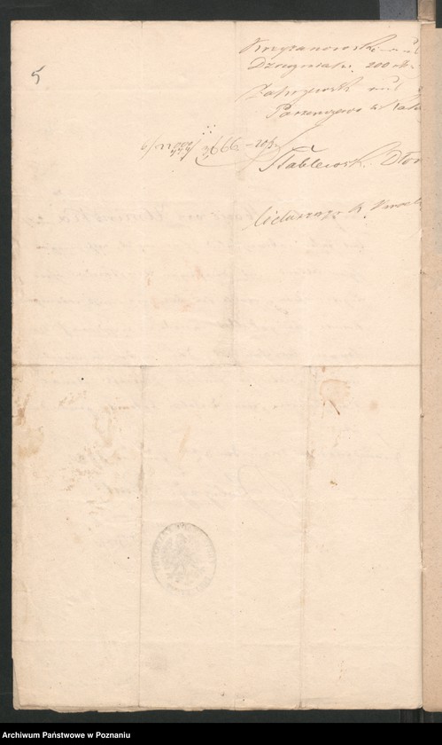 Obraz 9 z jednostki "A. betr. die polnische Emigrantin Marie von Uminska"