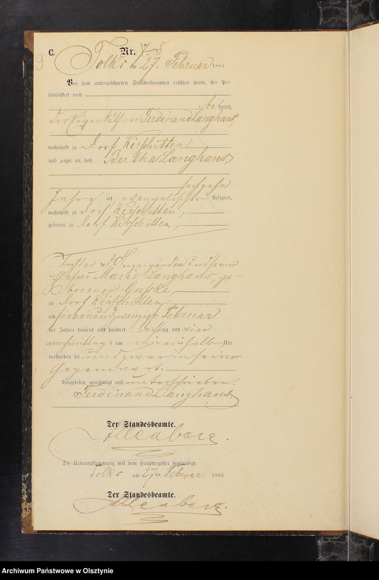 image.from.unit.number "Sterbe-Neben-Register Nr 1 - 22"