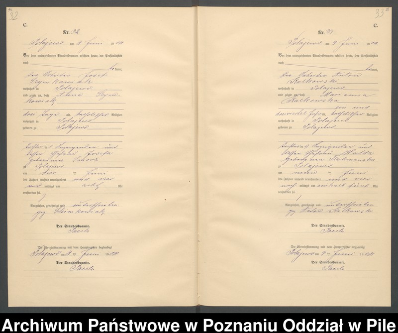Obraz 19 z jednostki "Księga zgonów"