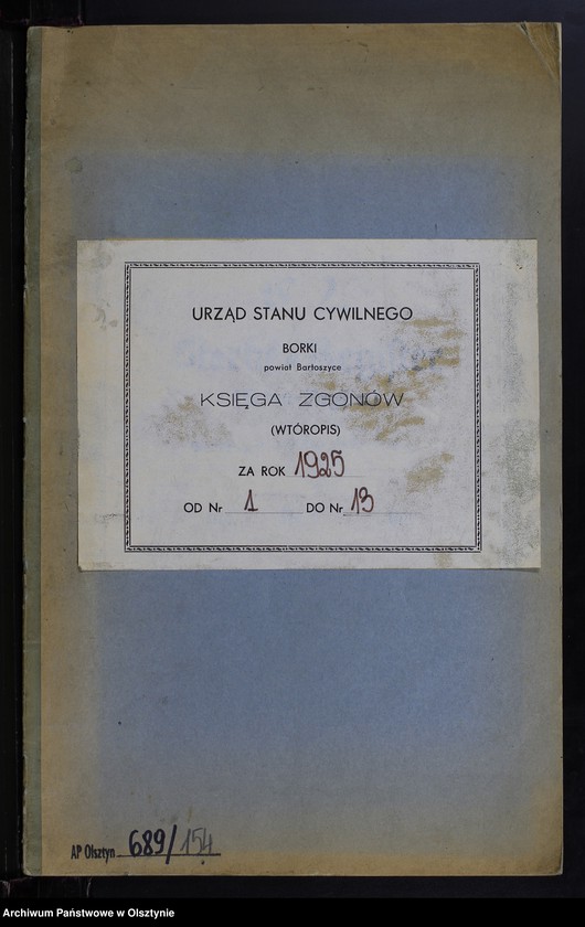 image.from.unit.number "Sterbe-Neben-Register Nr 1 - 13 [ Księga zgonów - wtóropis ]"