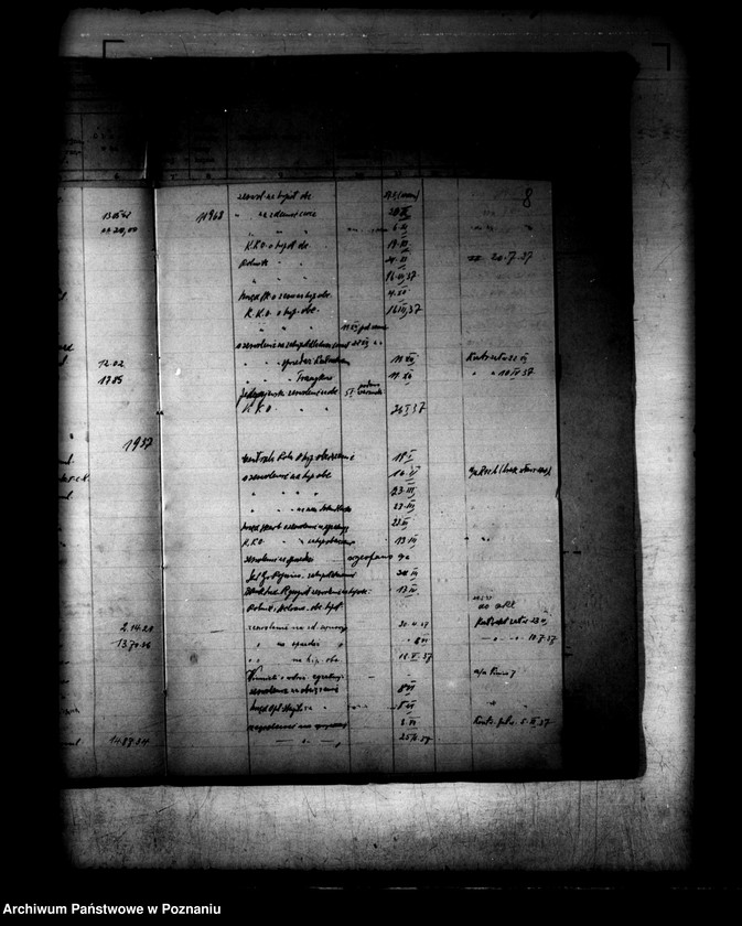 Obraz 12 z jednostki "Ograniczenia w obrocie ziemią. Rejestr spraw obrotu i obciążeń osad i działek utworzonych przy parcelacji obciążonych należności ziemi skarbu państwa"