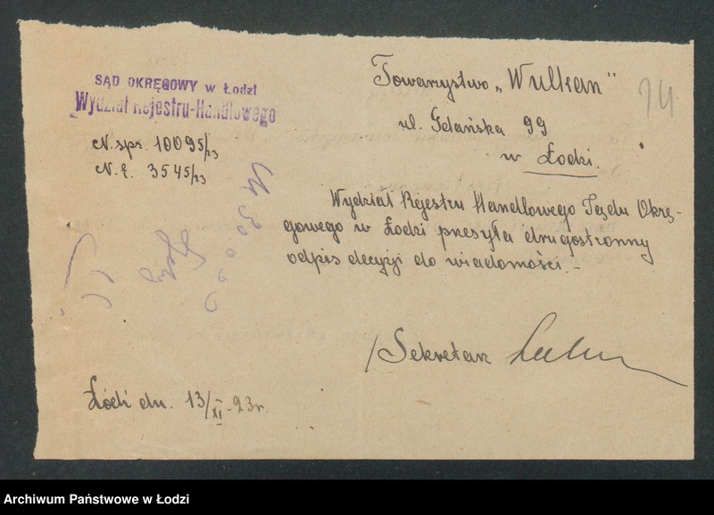 Obraz 16 z jednostki ""Wulkan"- Zygmunt Wiessner i S-ka- fabryka farb i lakierów"