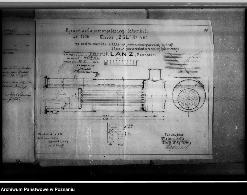 Obraz 14 z jednostki "Tartak Zarządu Leśnego w Turwi, pow. kościański, nr woj. kotła 166"
