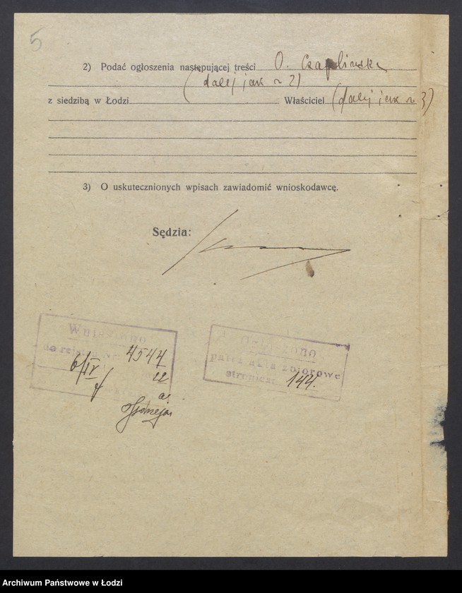 Obraz 7 z jednostki "Olga Czaplińska- prowadzenie sklepu komisowego"