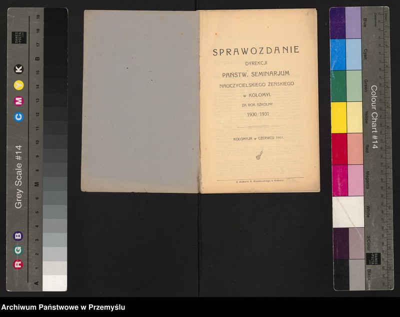 image.from.unit.number "Sprawozdanie Dyrekcji Państw.[owego] Seminarjum Nauczycielskiego Żeńskiego w Kołomyi za rok szkolny 1930/31"