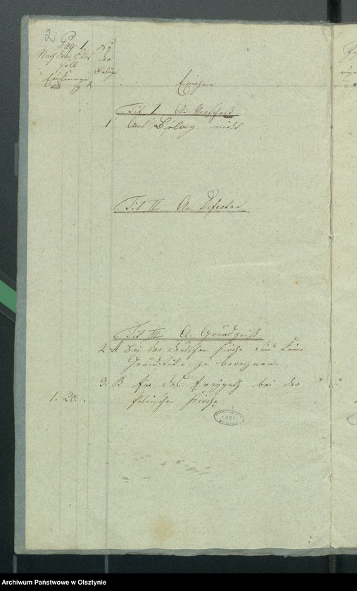 image.from.unit.number "Kirchen Rechnung über Einnahme und Ausgabe bei der ewangelischen deutschen und polnischen Kirche zu Riesenburg"