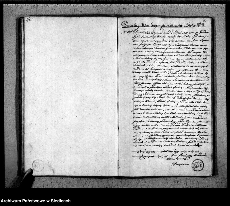 Obraz 14 z jednostki "Akta urodzeń, małżeństw, zgonów"