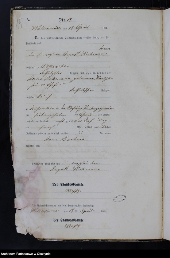 image.from.unit.number "Geburts-Neben-Register Nr 1 - 74"