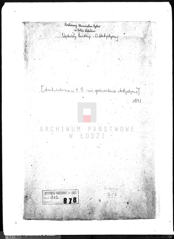 Obraz 3 z jednostki "[Ambulatorium nr 2. Dzienne sprawozdania statystyczne]"