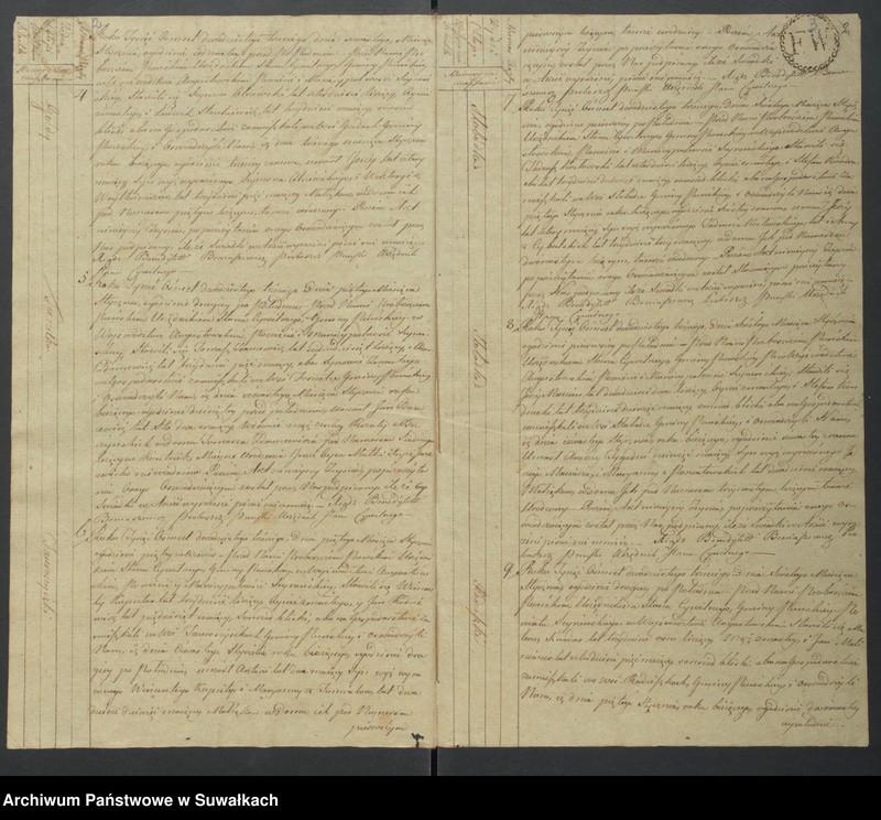 Obraz 4 z jednostki "Akta zeszłych gminy puńskiey od dnia 1 stycznia do 31 grudnia 1823 roku"