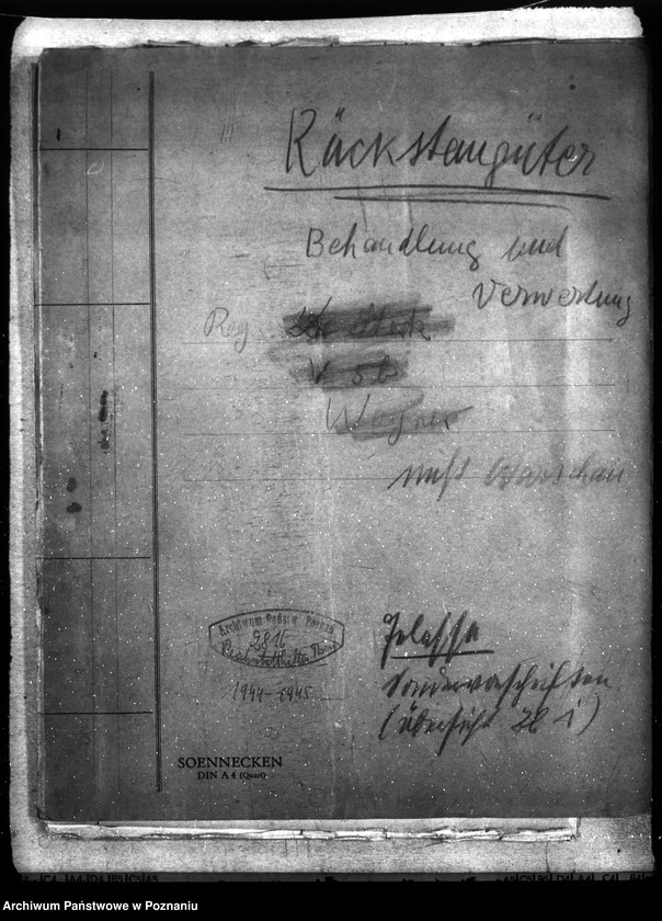 Obraz 4 z jednostki "Rückstandgüter. Behandlung und Verwertung - nicht Warschau. Erlasse, Sondervorschriften"