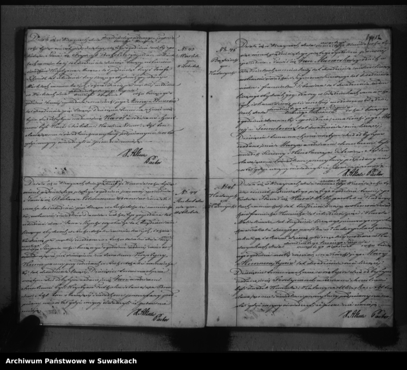 image.from.unit.number "Duplikat do zapisywania aktów urodzeń, zeyścia i ślubów w Parafii zwanej Wiżayny na rok 1855"