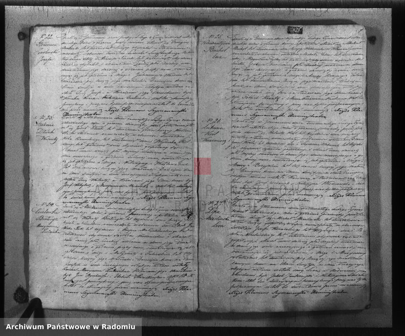 image.from.unit.number "Duplikat akt urodzenia, zaślubin i zeyścia parafii Głowaczew na rok 1840"