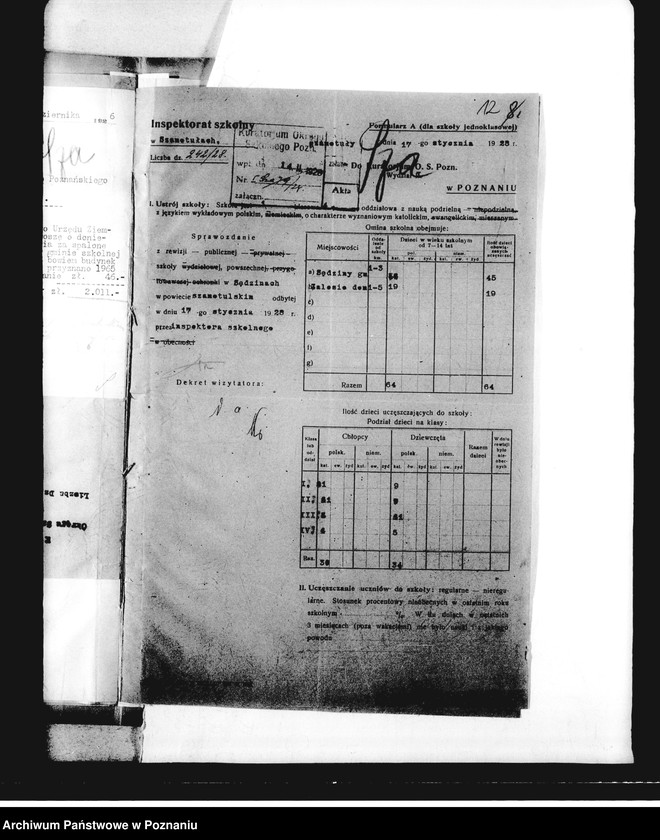 Obraz 17 z jednostki "Szkoła Powszechna- Sędzin, powiat Szamotuły"