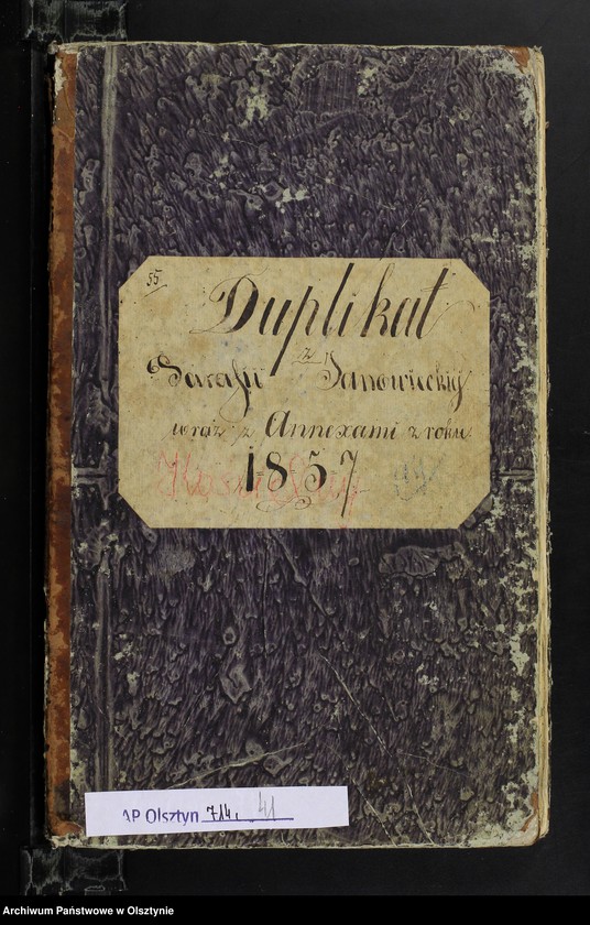 image.from.unit.number "Duplikat z Parafii Janowieckiej wraz z Annexami z roku 1857"