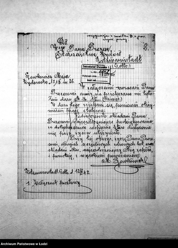 Obraz 5 z jednostki "[Podania o zasiłek pieniężny]"