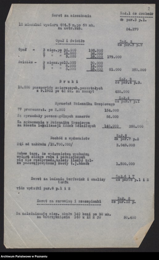 Obraz 4 z jednostki "[Budżet Ministerstwa Rolnictwa i Dóbr Państwowych na rok 1922]"