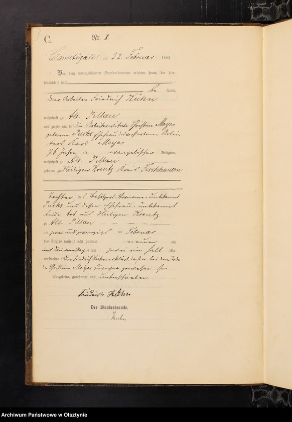 image.from.unit.number "Sterbe-Haupt-Register Nr 1 - 111"