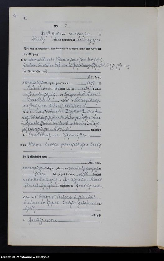 image.from.unit.number "Heiraths-Neben-Register Nr 1 - 27 [ Księga małżeństw - wtóropis ]"