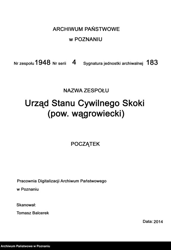 Obraz 3 z jednostki "Księga zgonów"