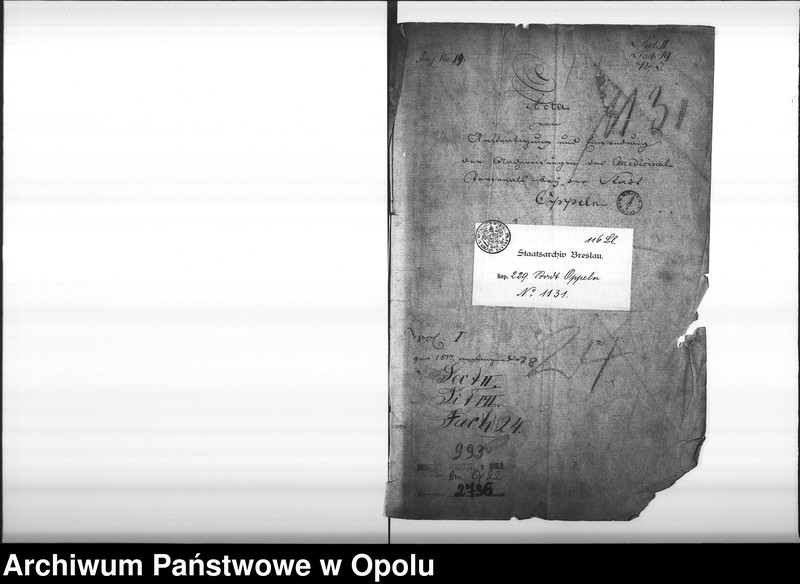 Obraz 4 z jednostki "Acta von Anfertigung und Einsendung der Nachweisungen des Medicinal Personals bey der Stadt Oppeln Vol. I pro 1817"