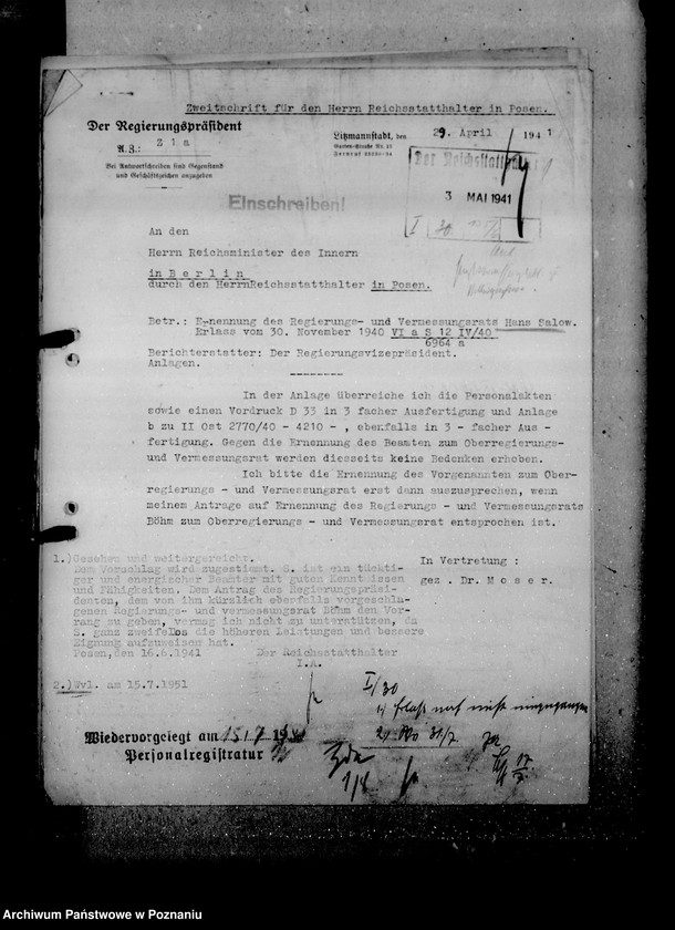 Obraz 5 z jednostki "Ernennung der Beamten"