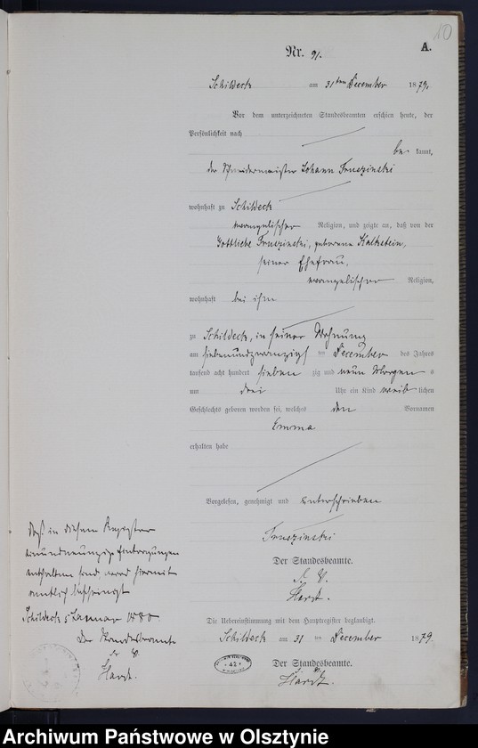 image.from.unit.number "Geburts-Neben-Register Tom II,Nr 83 - 91"