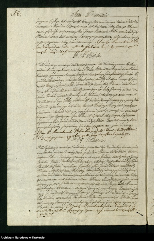 image.from.unit.number "Księga aktów stanu cywilnego Gminy Parafii Koniusza w Obwodzie Miechowskim, Powiecie Krakowskim na rok 1821"