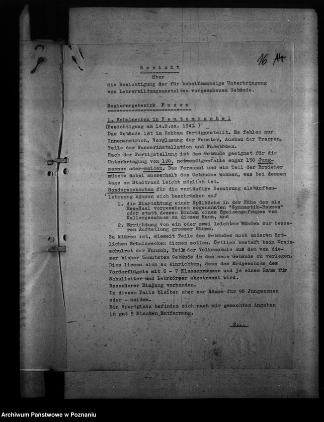 Obraz 20 z jednostki "Raumbedarf für Lehrerbildungsanstalten"