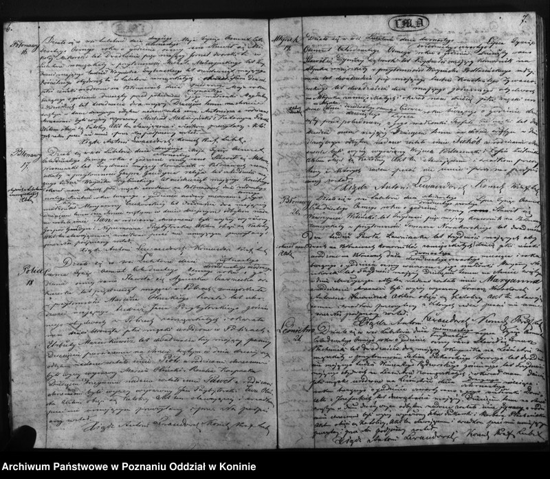 Obraz 6 z jednostki "Duplikat urodzonych, zaślubionych, zmarłych"