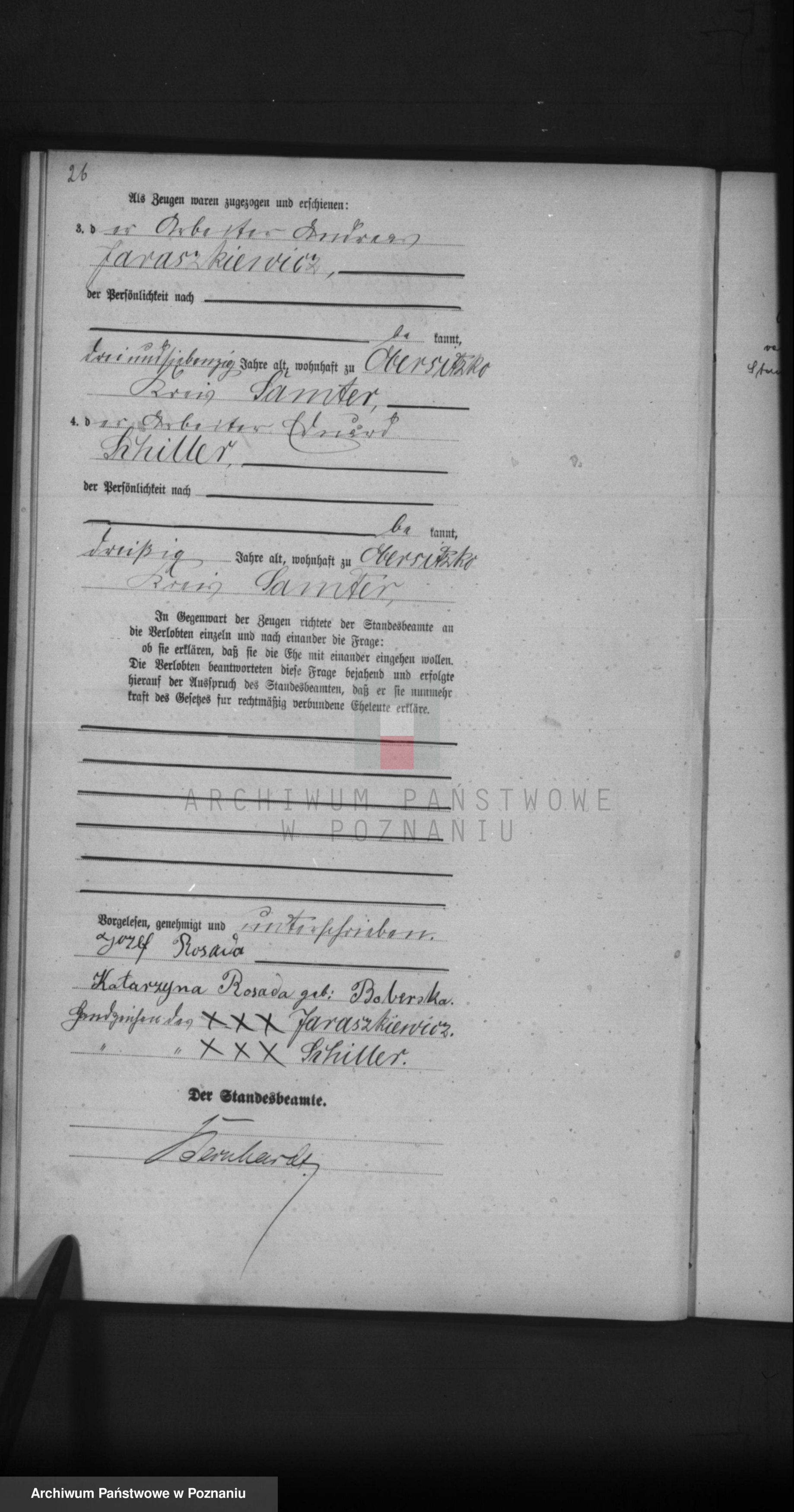 Skan z jednostki: Księga małżeństw