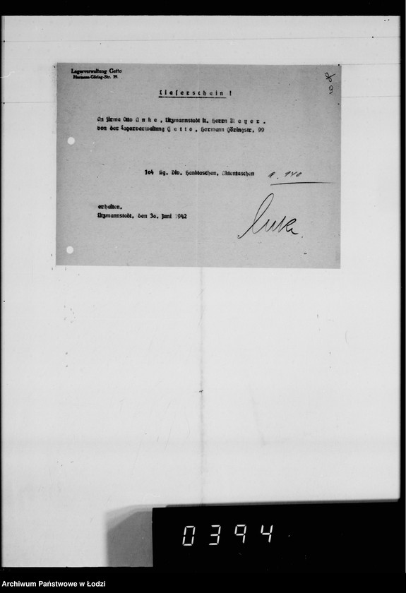 Obraz 13 z jednostki "Kürschnerei. [Zamówienia, rachunki i świadectwa dostaw]"