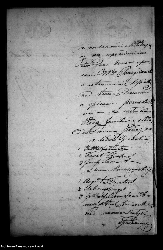 Obraz 6 z jednostki "Akta tyczące się spisu inwentarza pozostałości tudzież ustanowienia opieki nad nieletnimi po Karolu Augusie Stetz"